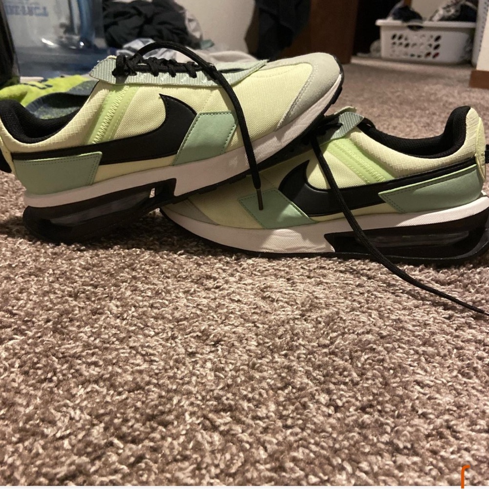 Nike Lime and Black Athletic Shoes